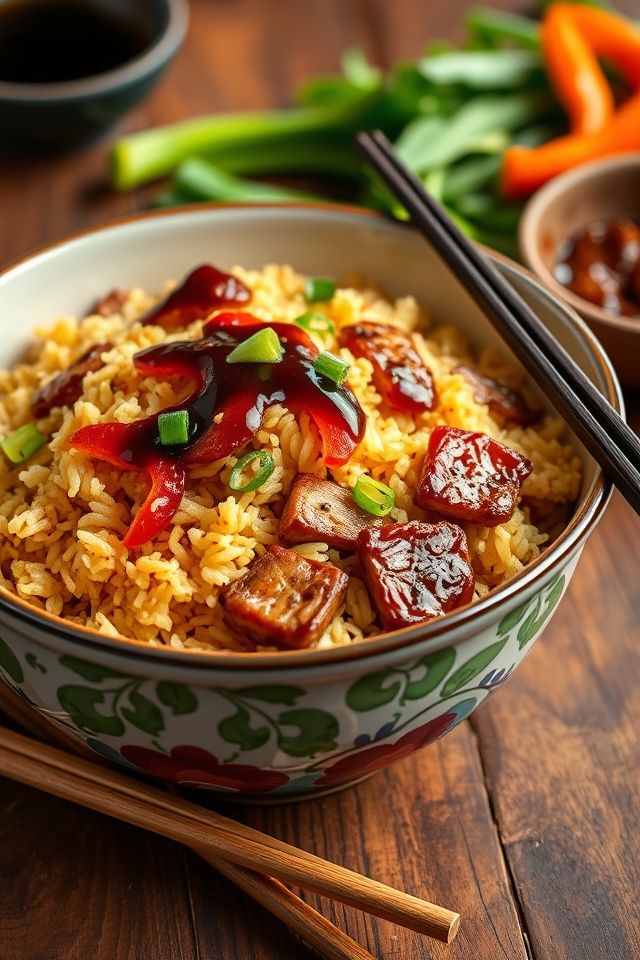 bbq pork fried rice recipe