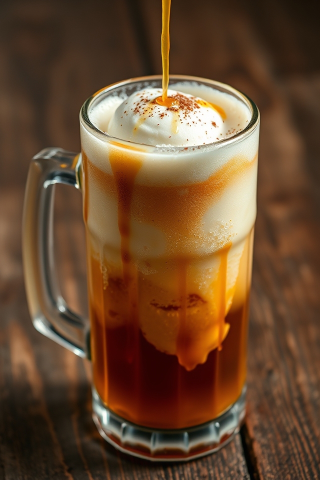 beer and ice cream delight