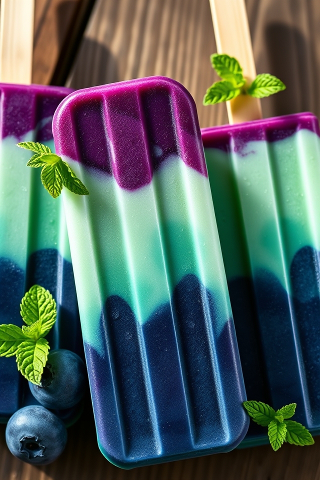 blueberry mint popsicle recipe