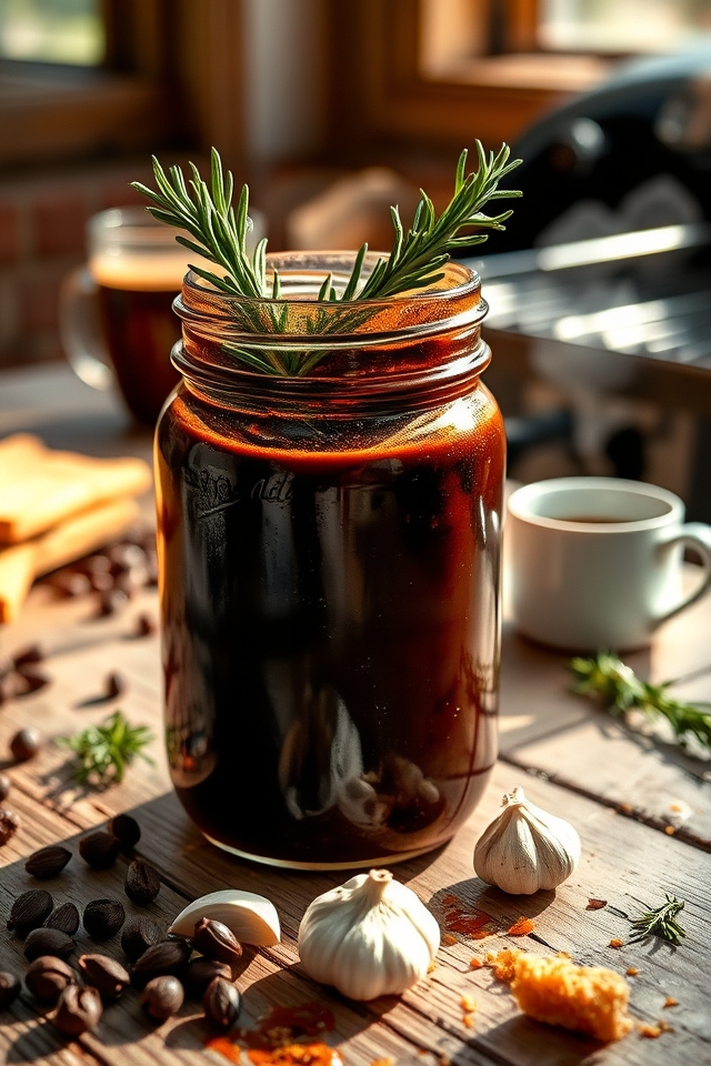 bold coffee stout bbq sauce