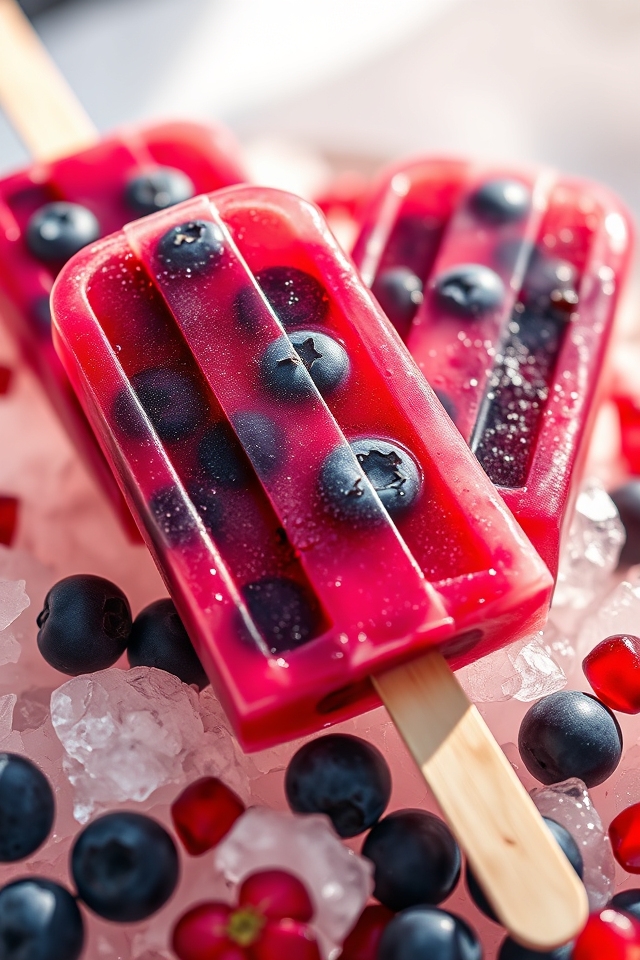 bursting antioxidant fruit popsicles
