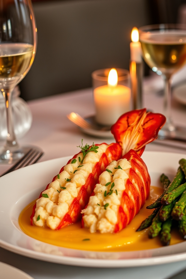 butter poached lobster tails recipe