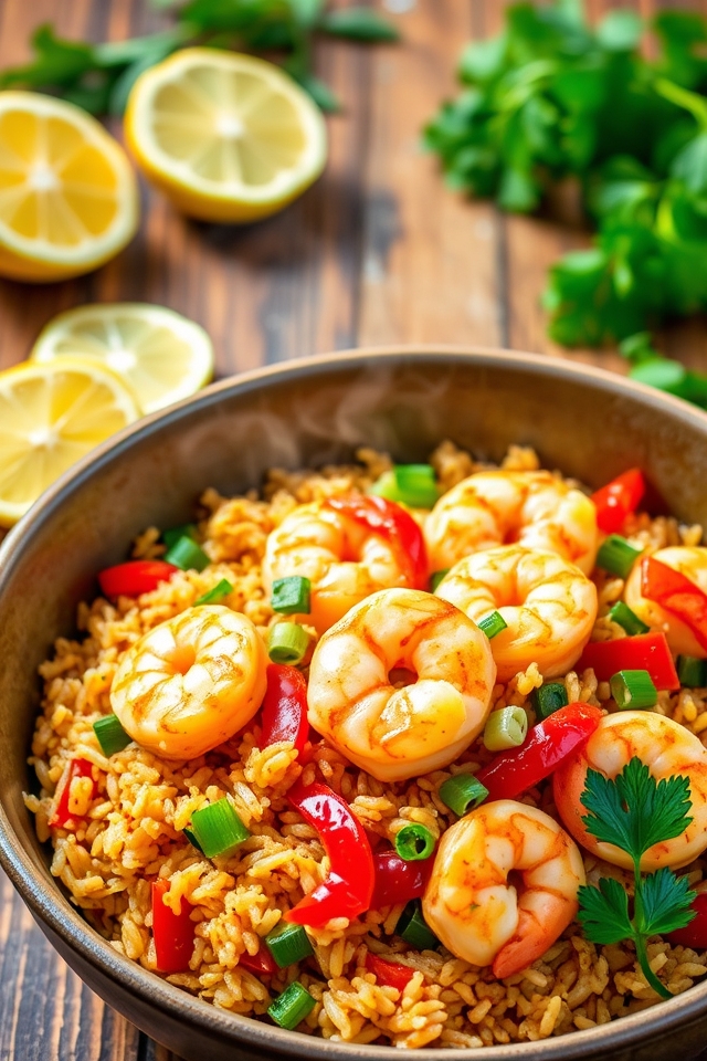 cajun shrimp rice delight