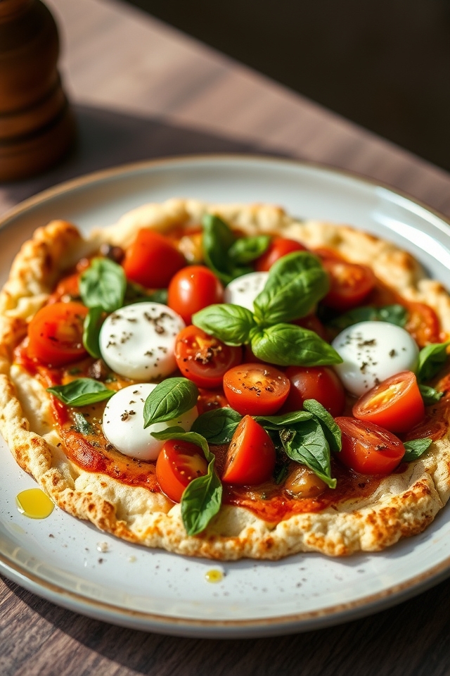 cauliflower based gluten free pizza