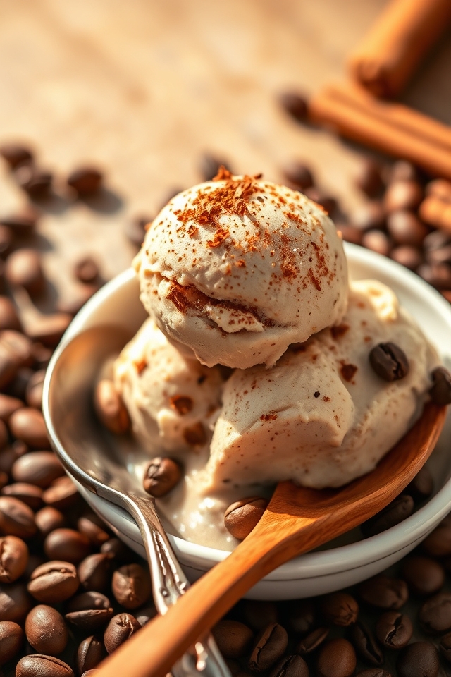 chai infused coffee ice cream