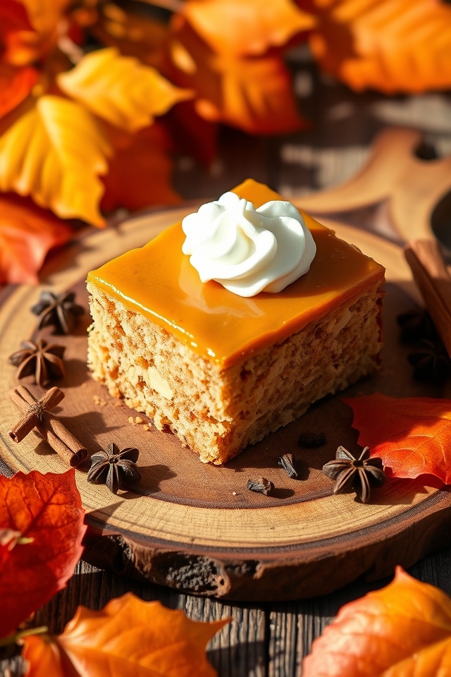 chai spiced warm dessert delight