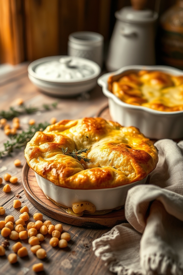 chickpea filled mediterranean comfort food