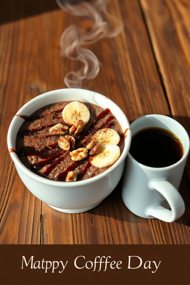 chocolate coffee breakfast delight