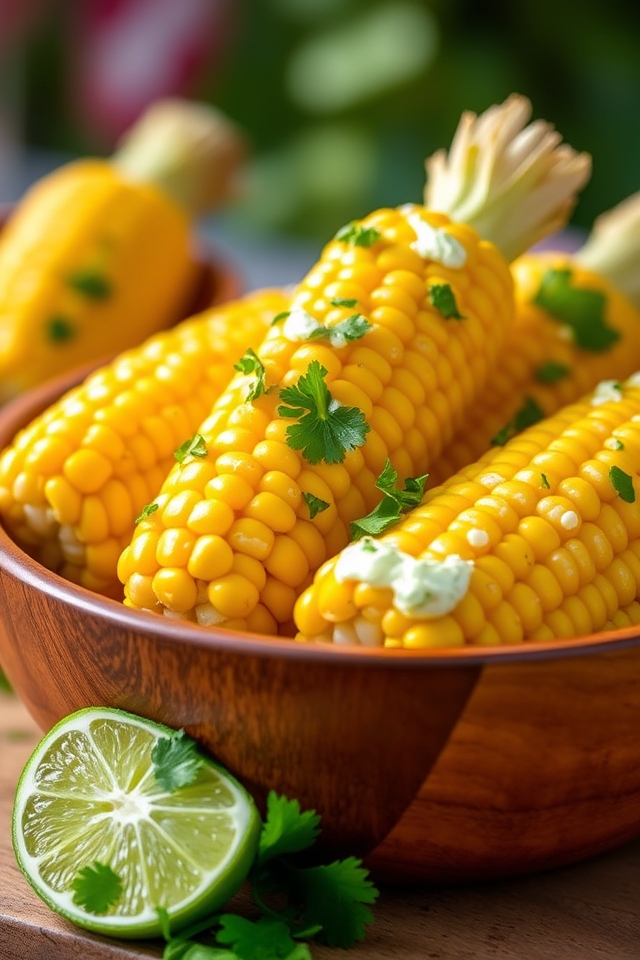 cilantro lime butter corn