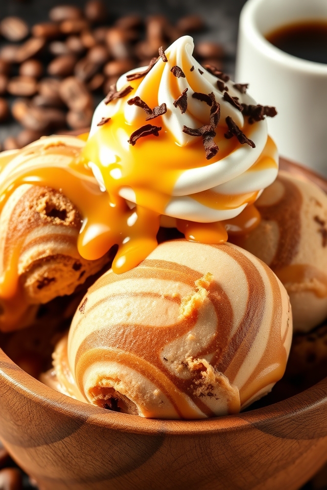 coffee caramel ice cream delight