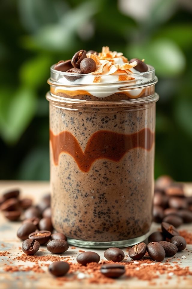 coffee coconut chia delight