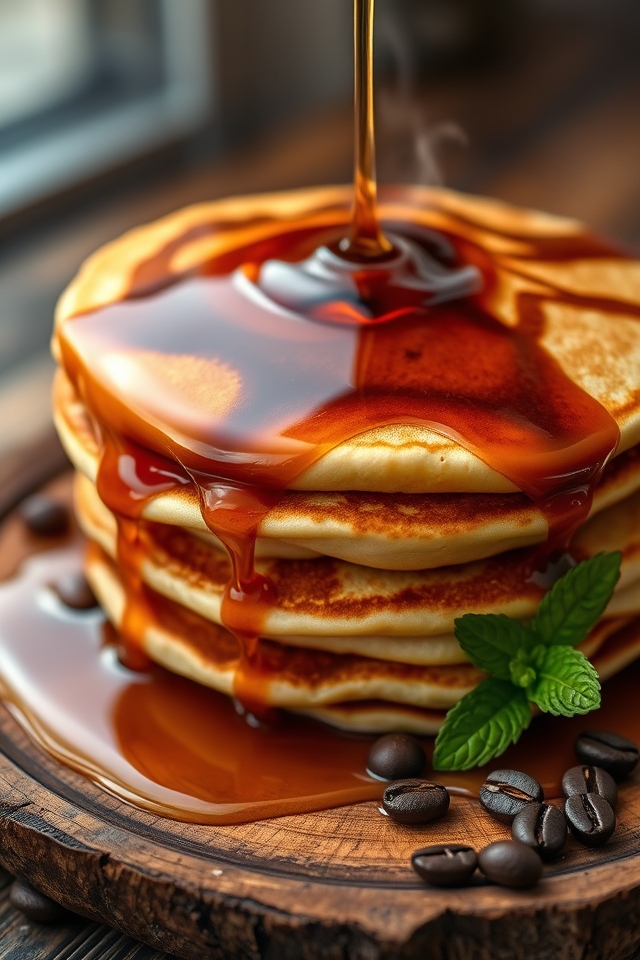 coffee infused pancakes recipe