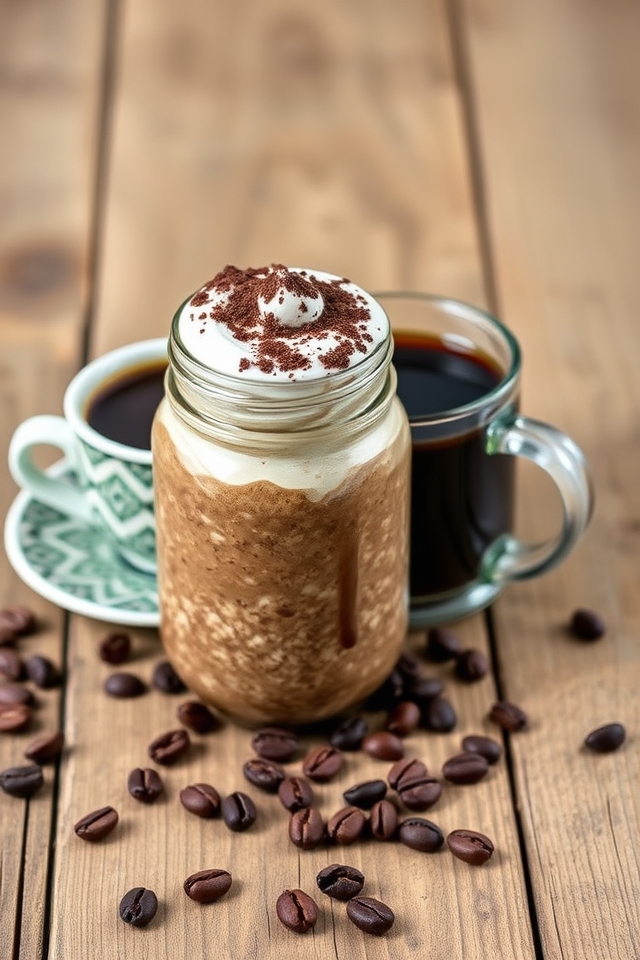 coffee mocha overnight oats