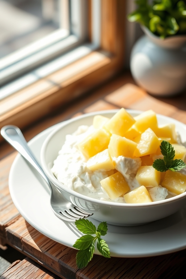 cottage cheese and pineapple