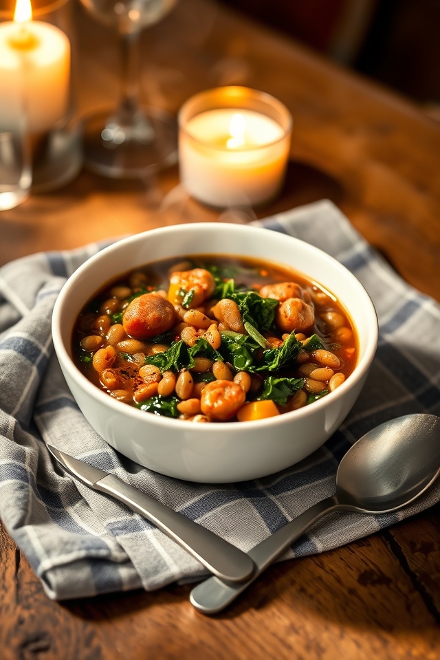 cozy hearty lentil stew