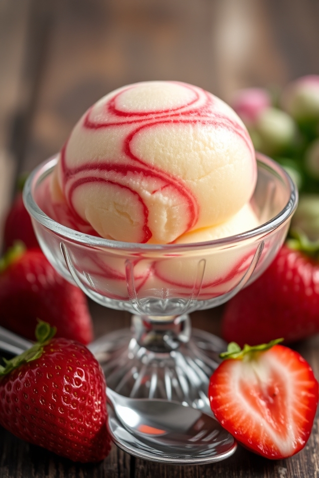 creamy strawberry custard delight