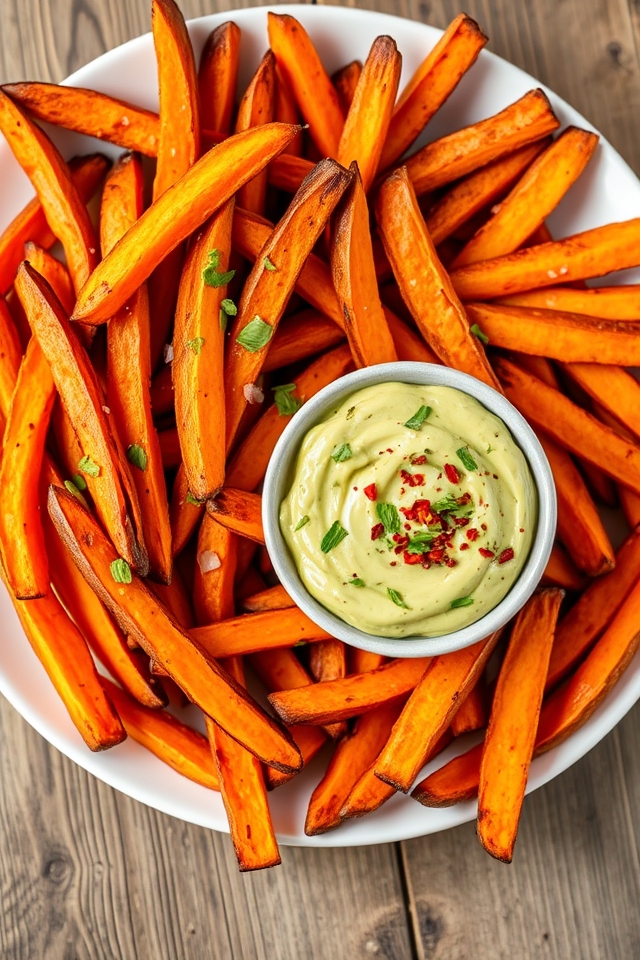 crispy baked sweet potato fries