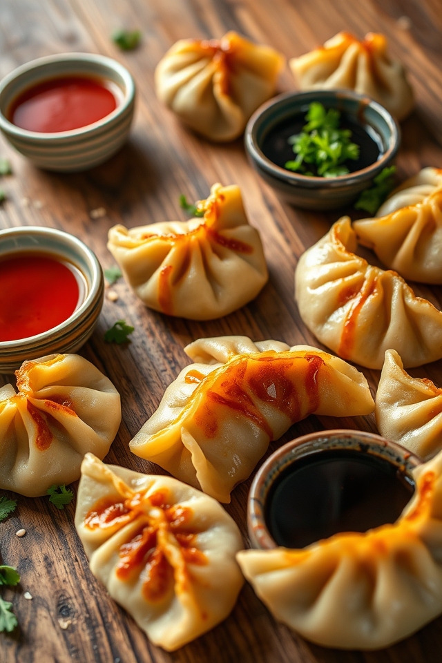 crispy flavorful dumplings delight