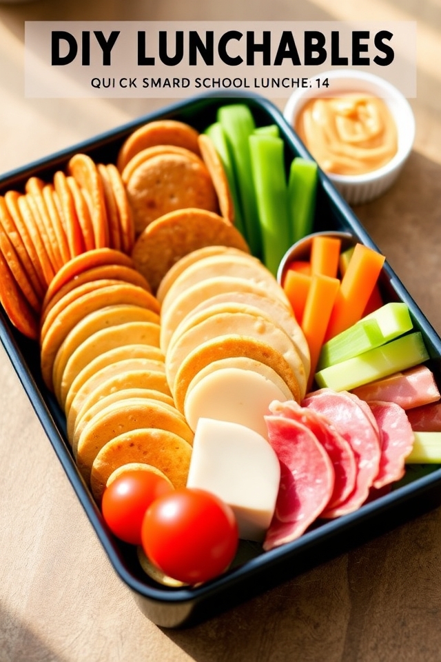 customizable diy lunch options