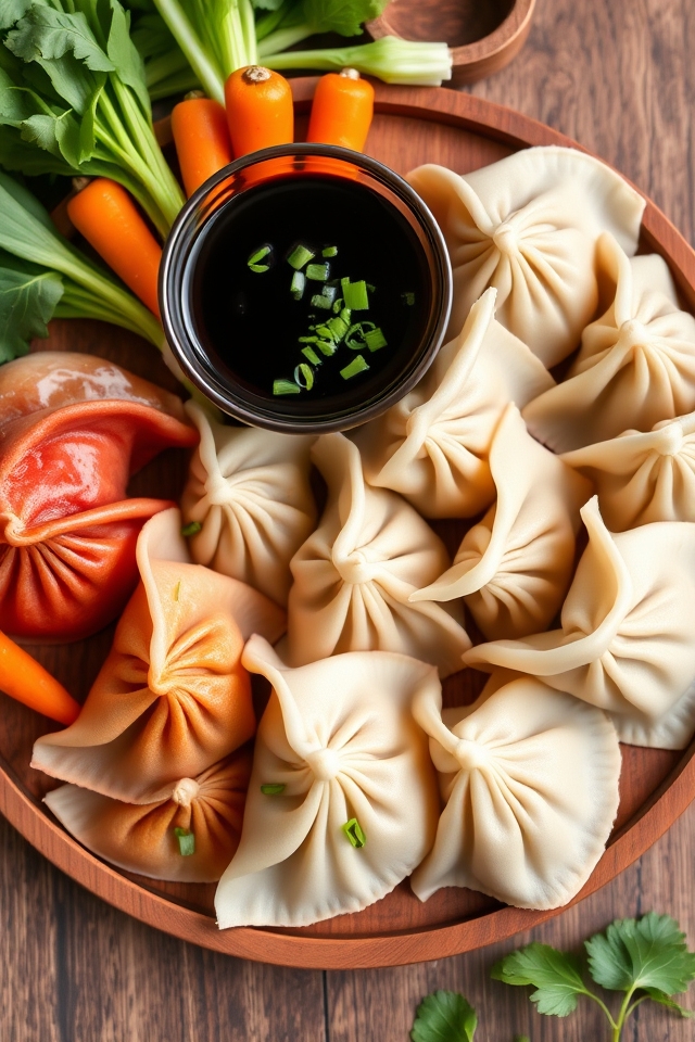 delicious dumplings symbolize prosperity