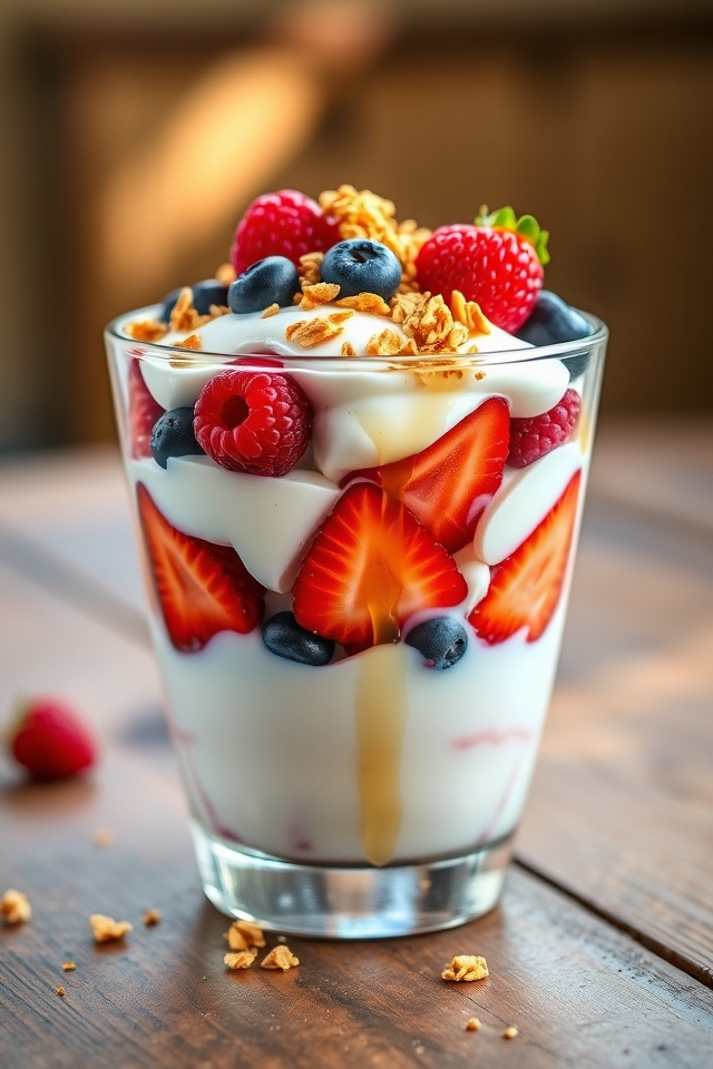 delicious nutritious yogurt parfait