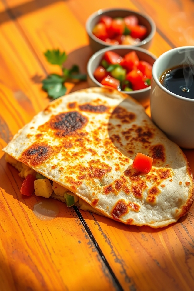 delicious portable breakfast quesadillas