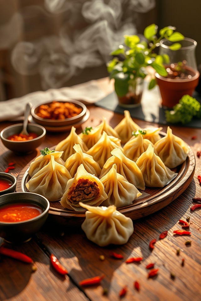 delightful steamed dumplings