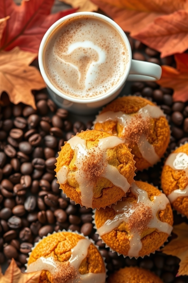 fall coffee flavored muffins