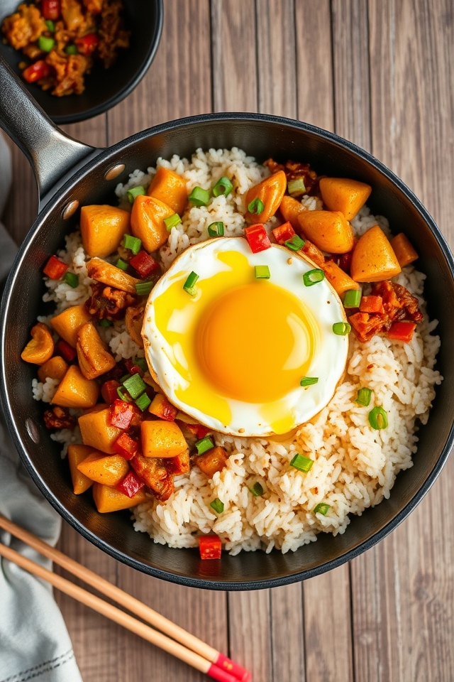 flavorful kimchi fried rice