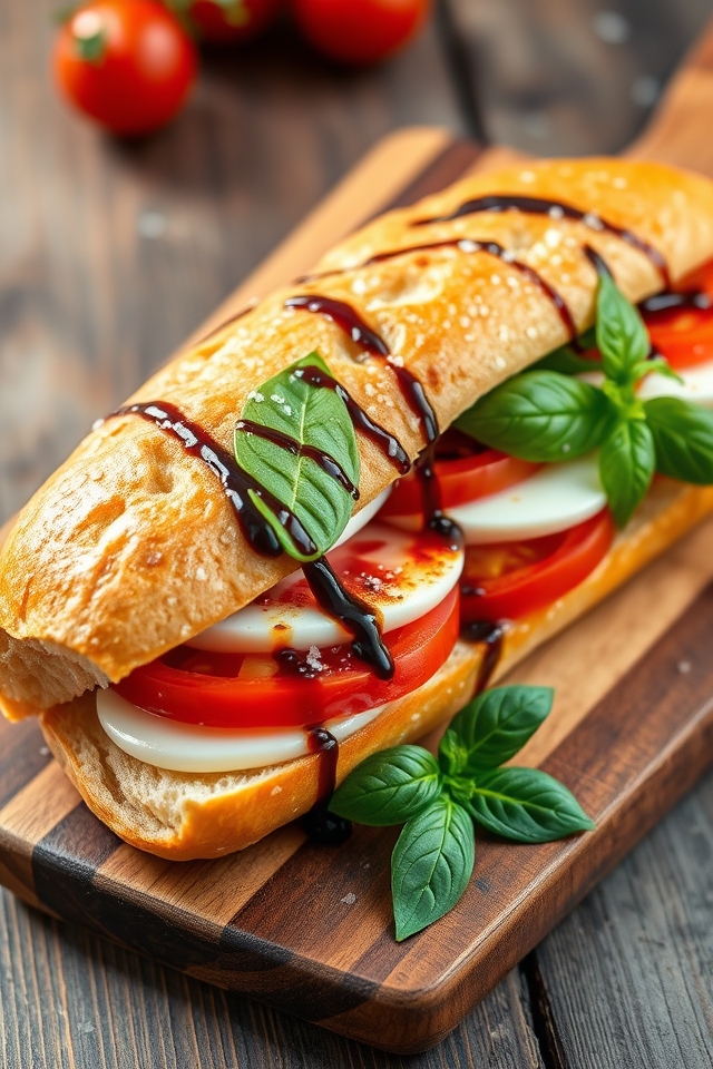 fresh mozzarella and tomatoes