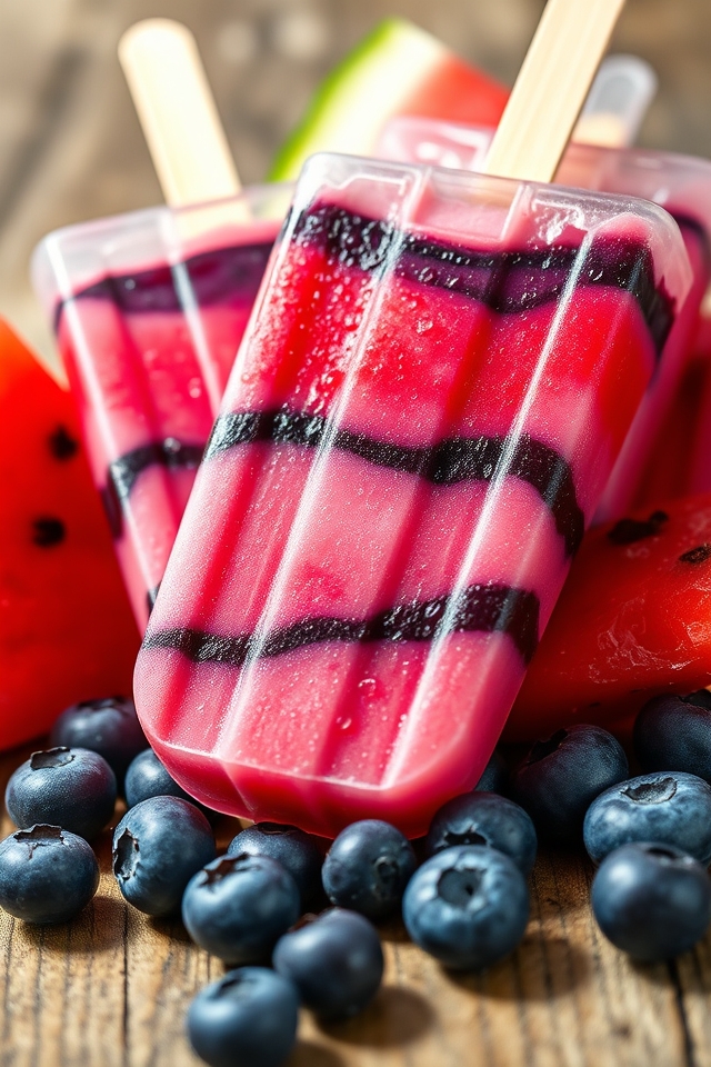 fruit packed summer popsicles