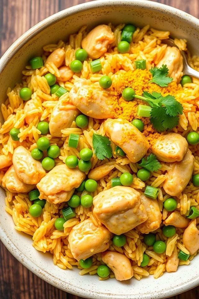 garlic butter chicken fried rice