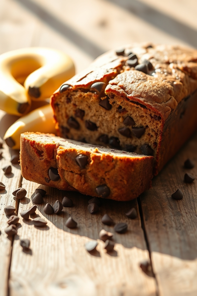 gluten free chocolate banana bread