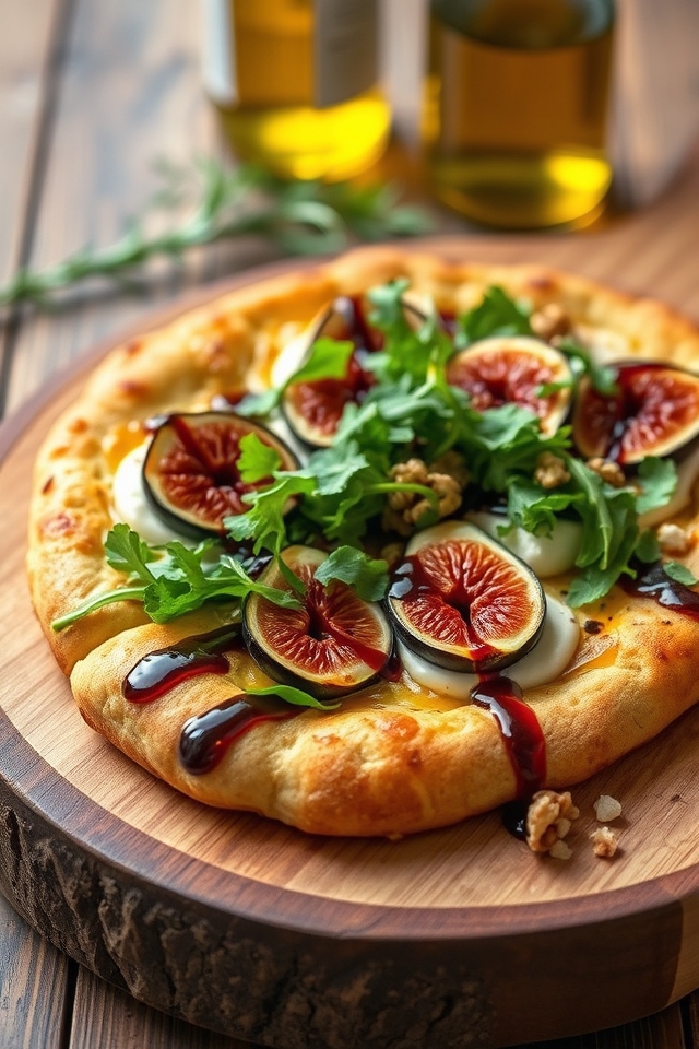 goat cheese figs arugula
