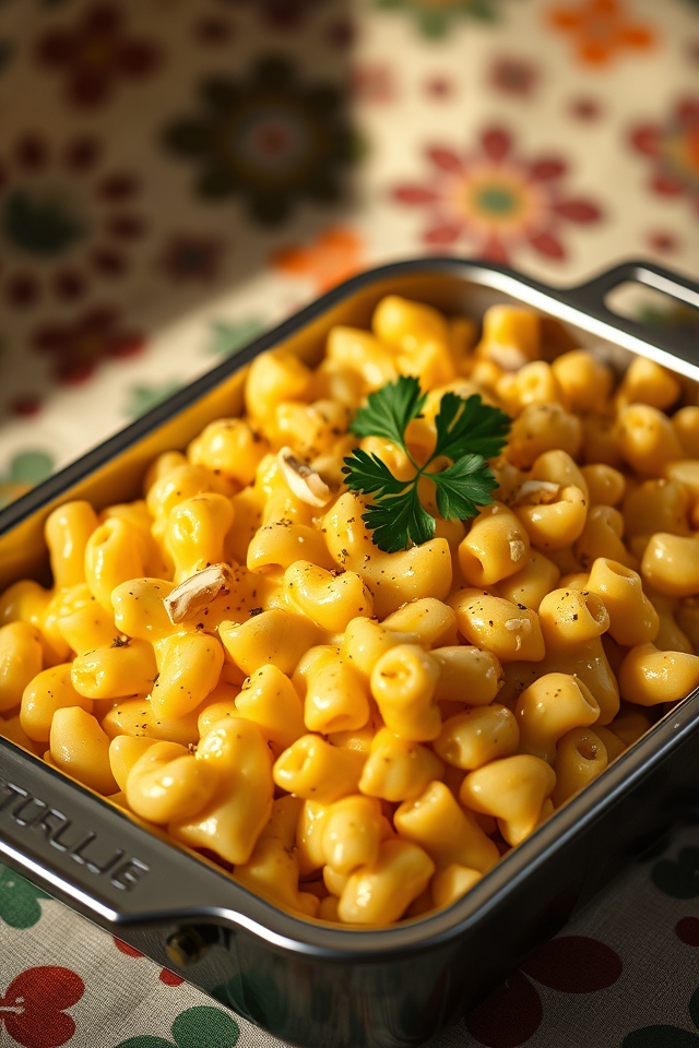 gourmet truffle macaroni cheese