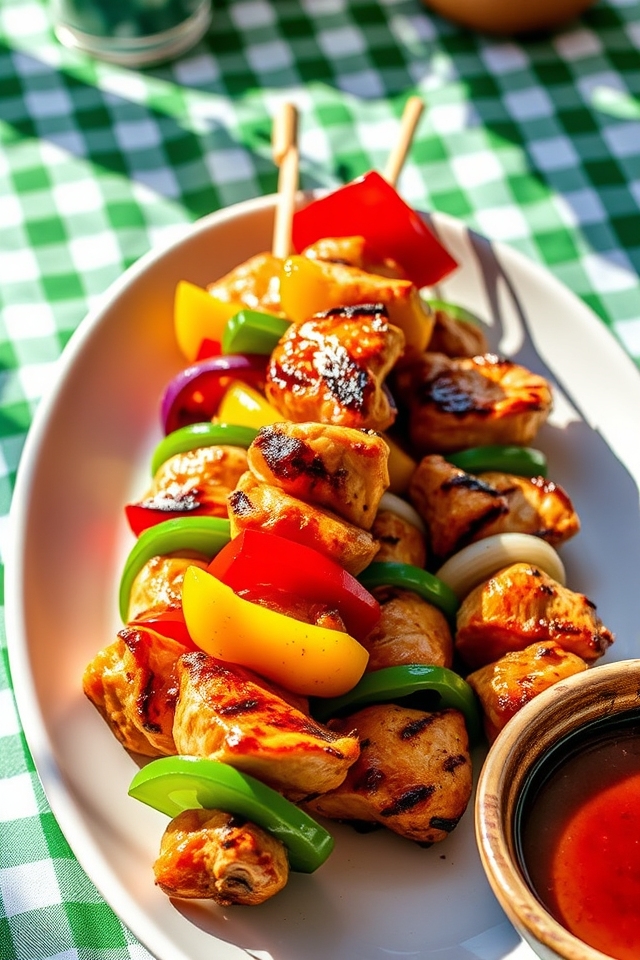 grilled chicken skewers recipe