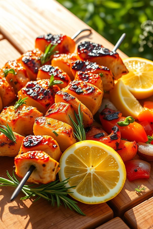 grilled chicken with herbs
