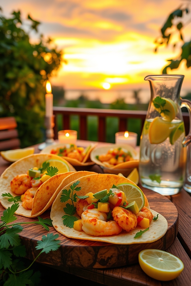 grilled shrimp taco delight