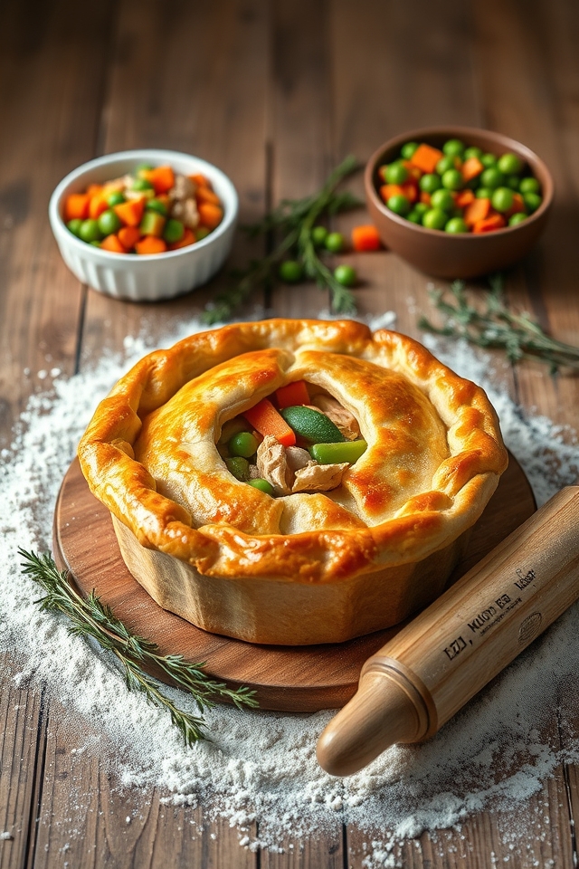 healthier chicken pot pie