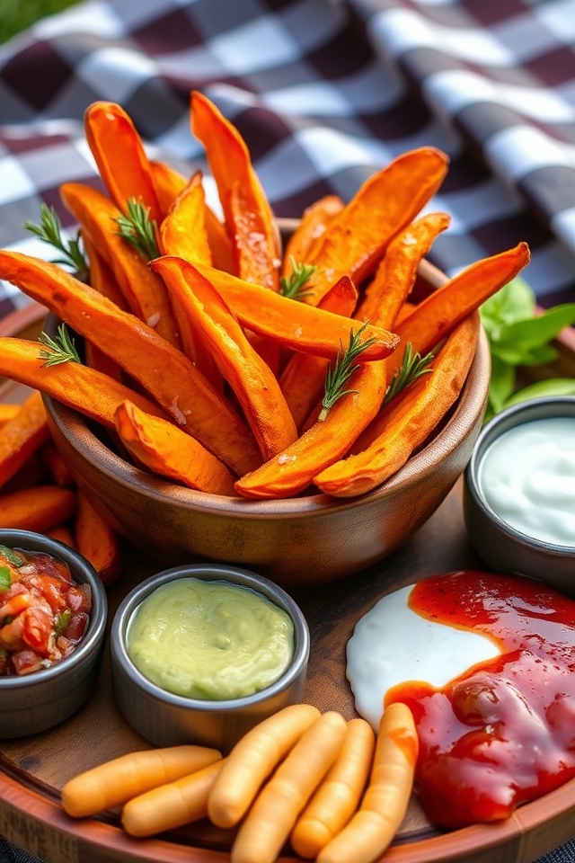 healthy baked sweet potato fries