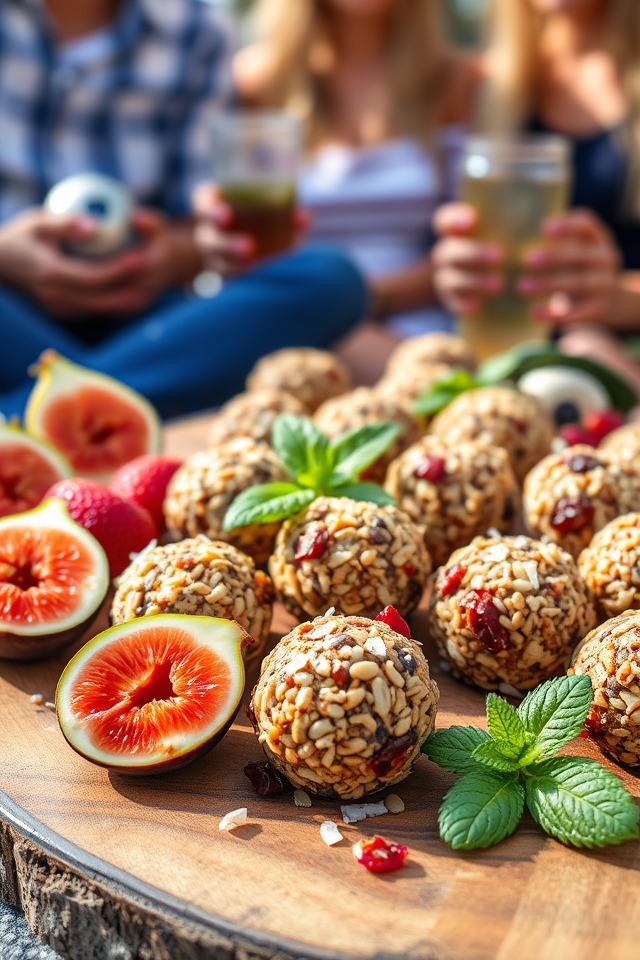 healthy fruit nut snacks