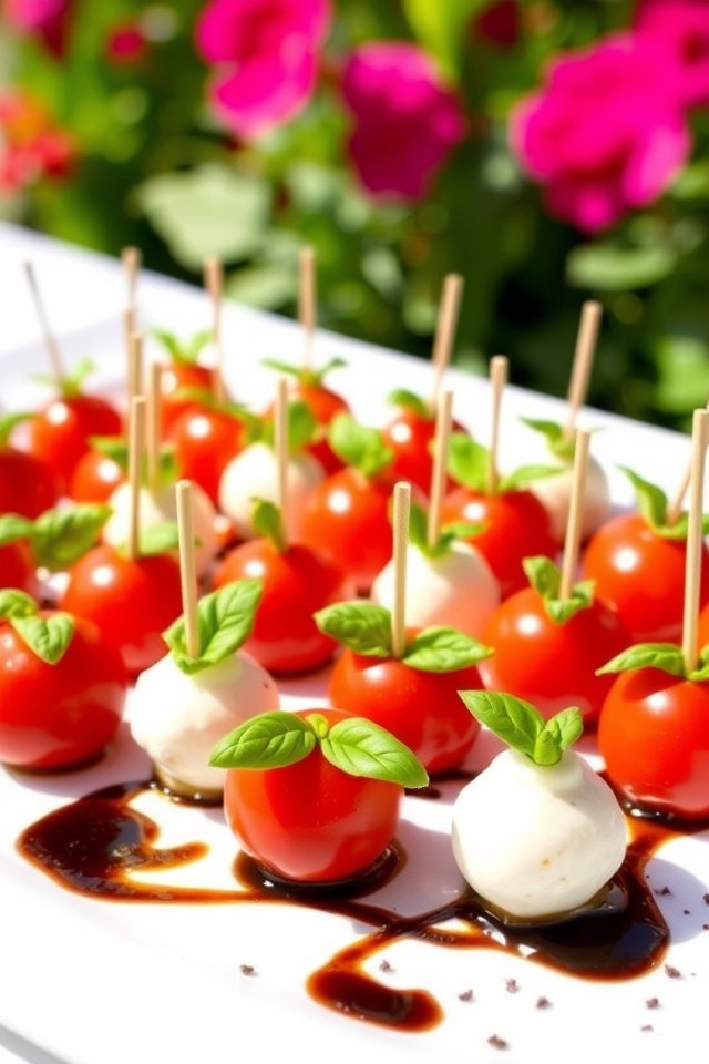 healthy mini caprese bites