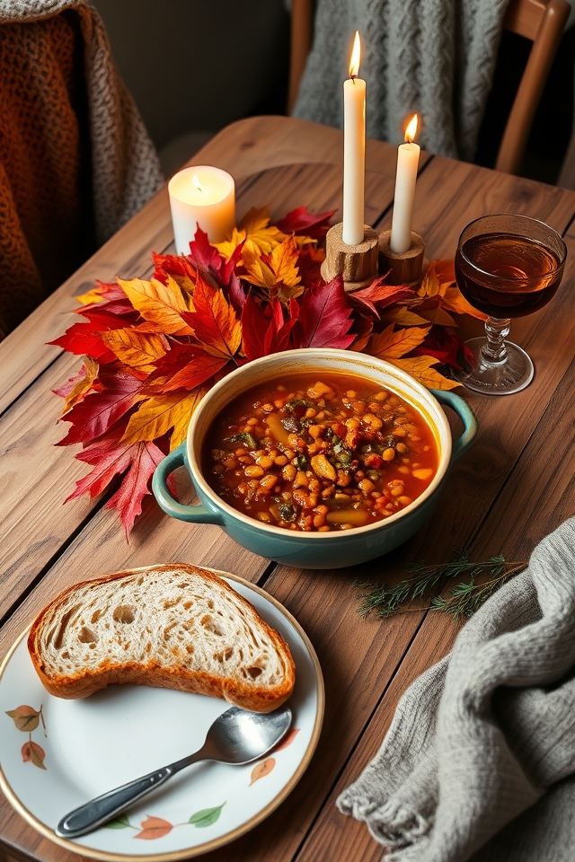 hearty autumn lentil stew