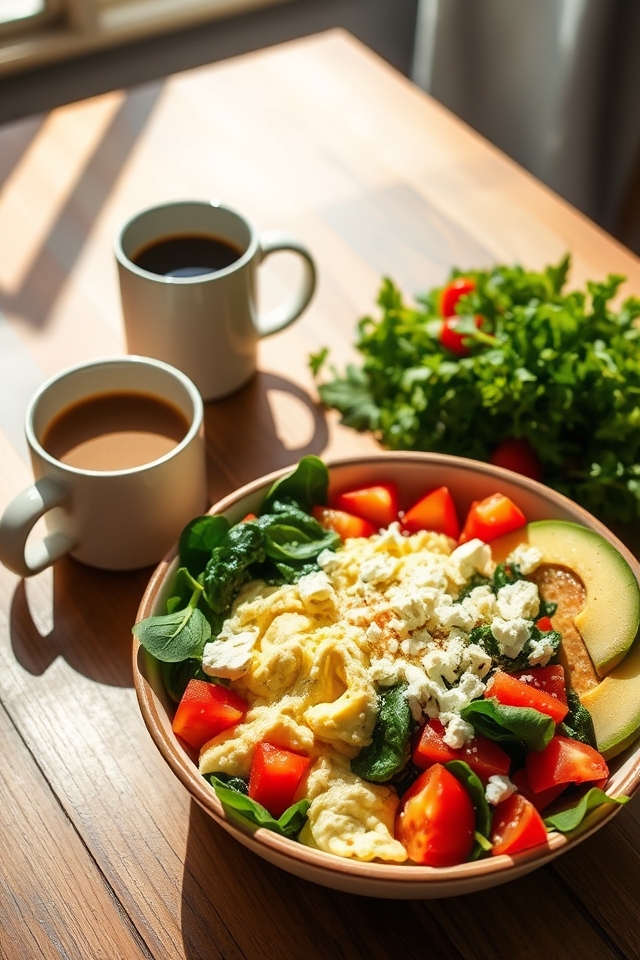 hearty savory breakfast bowl