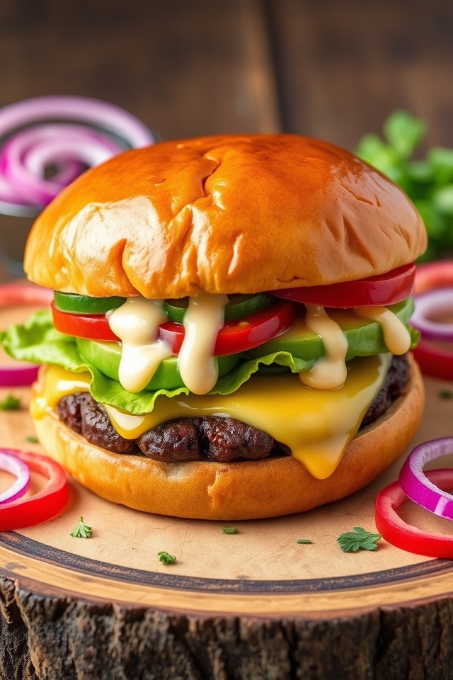 hearty vegan burger alternative