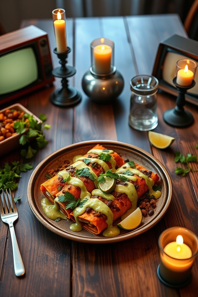 hearty vegetarian enchiladas recipe