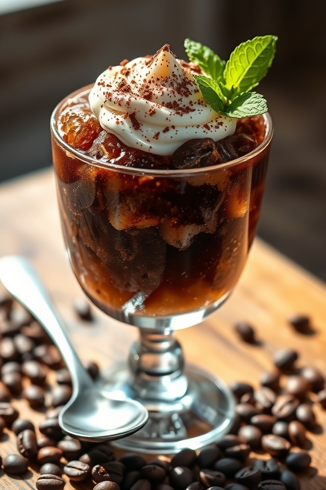 icy coffee dessert delight