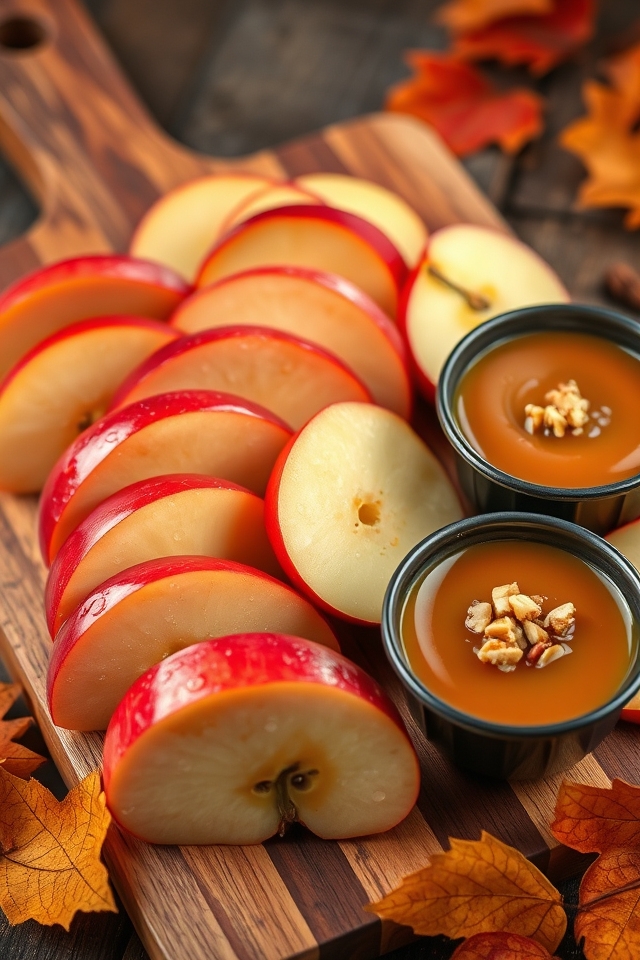 indulgent caramel apple dip