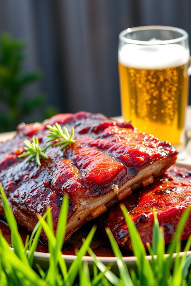 lager enhanced tender bbq ribs