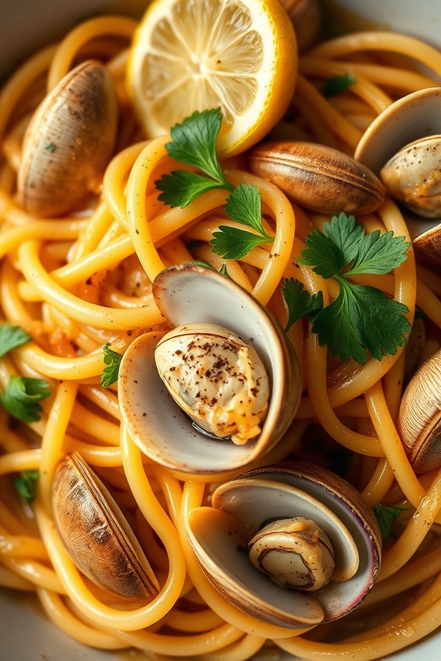 linguine with clam sauce